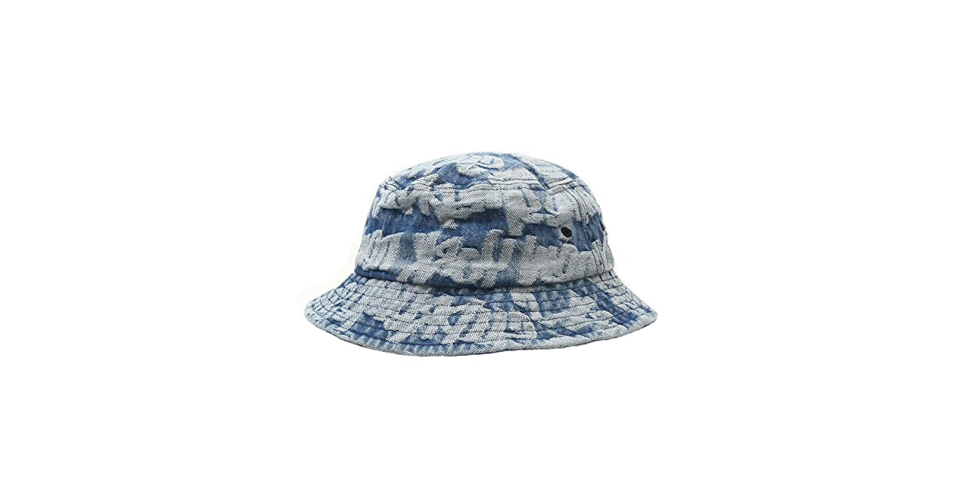 Amazon.co.jp: Supreme Fat Tip Jacquard Denim Crusher Hat
